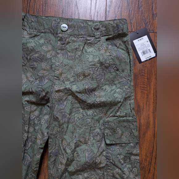 Girls Lot Pants- Art Class / Cat & Jack Girls S Cargo Pants - Black, Gray, Green - Picture 8 of 14